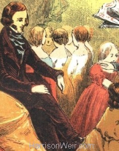 Detail: Arthur's Birthday Party (2), by Harrison Weir