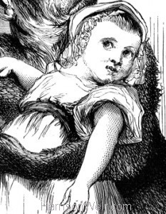 Detail: Monkey and Child, by Harrison Weir